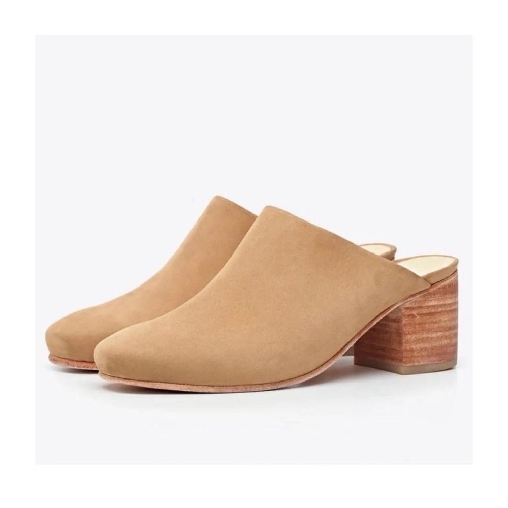 Nisolo Brown Block Heel Mules - Picture 3 of 14